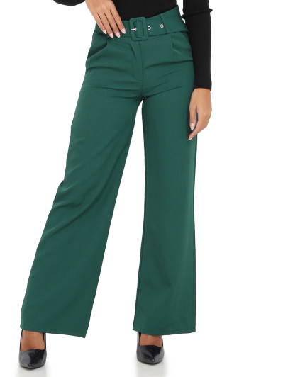 Pantalon large ceinturé