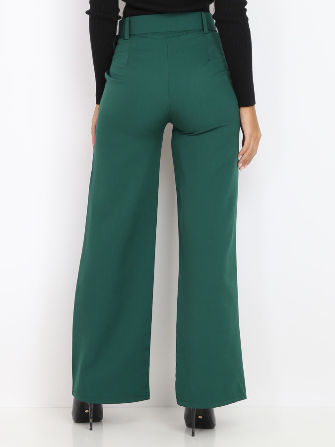 Pantalon large ceinturé