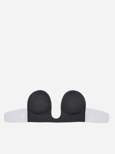 Soutien-gorge noir adhésif invisible femme pas cher la modeuse