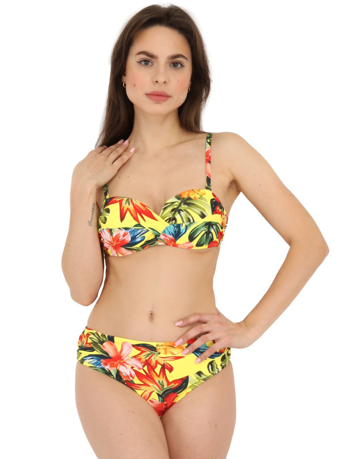 Bikini à imprimé tropical