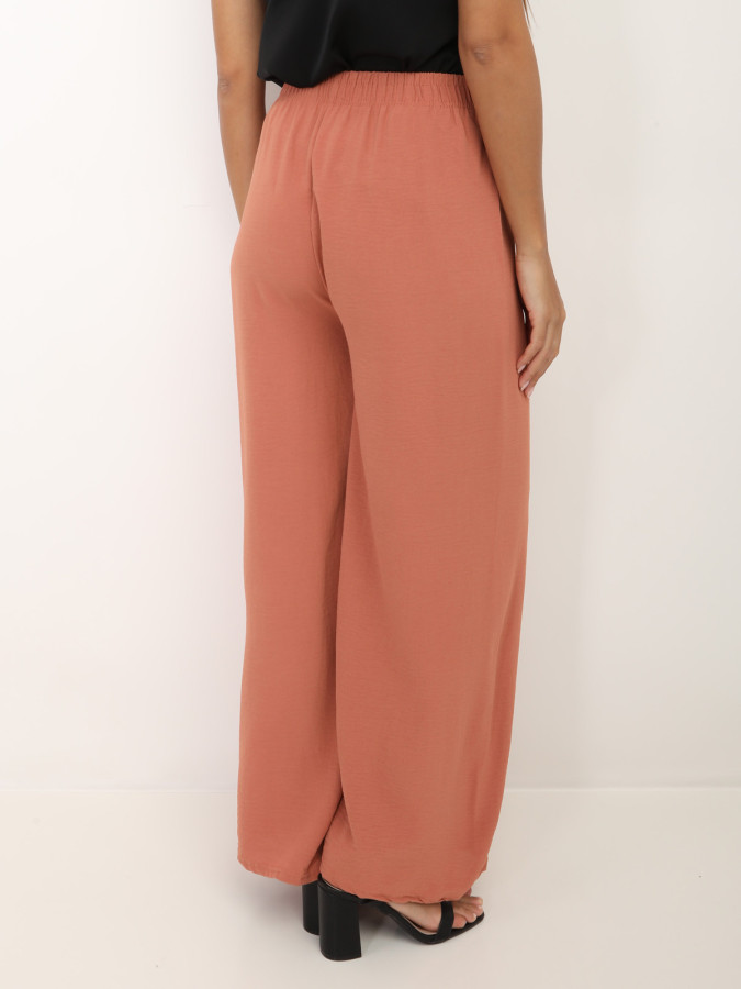 Pantalon fluide ceinturé