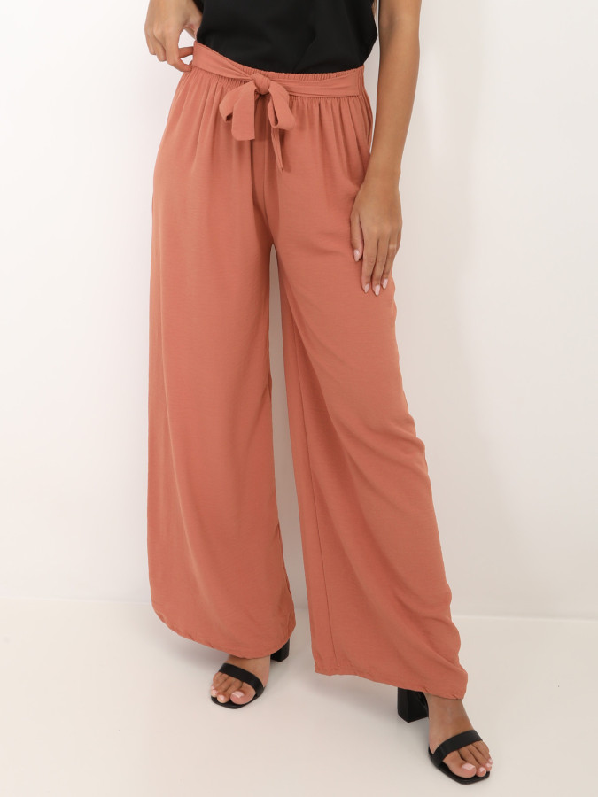 Pantalon fluide ceinturé
