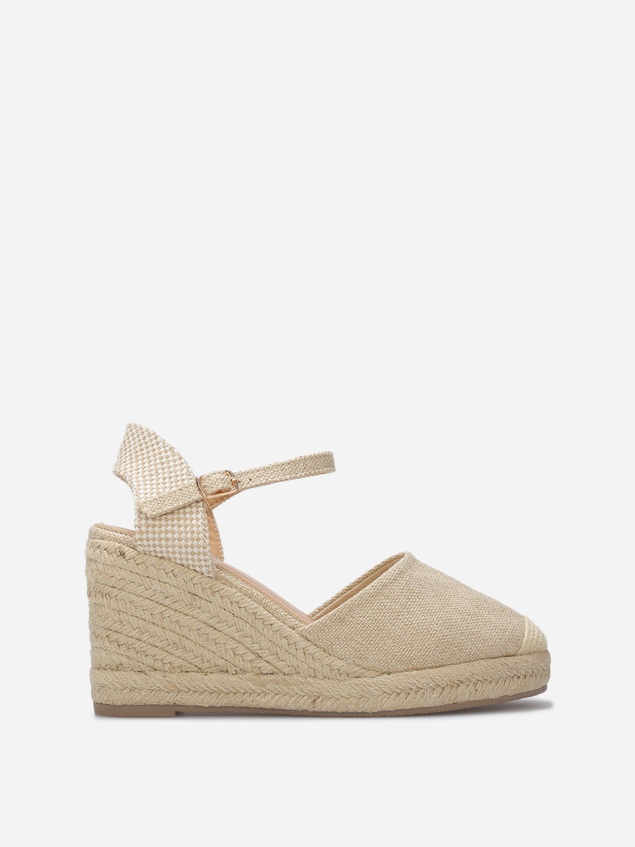 Espadrilles compensées en toile Espadrilles compensées en toile