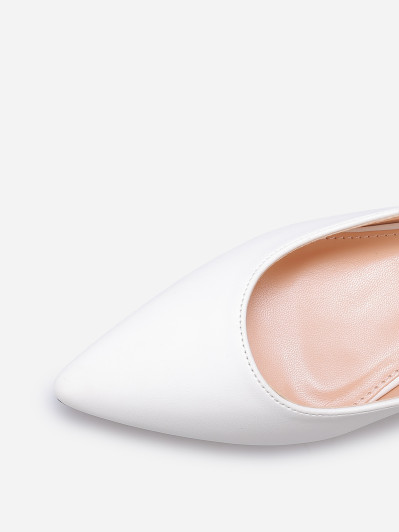 Ballerines slingback à bout pointu