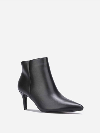 Bottines à bout pointu et petit talon