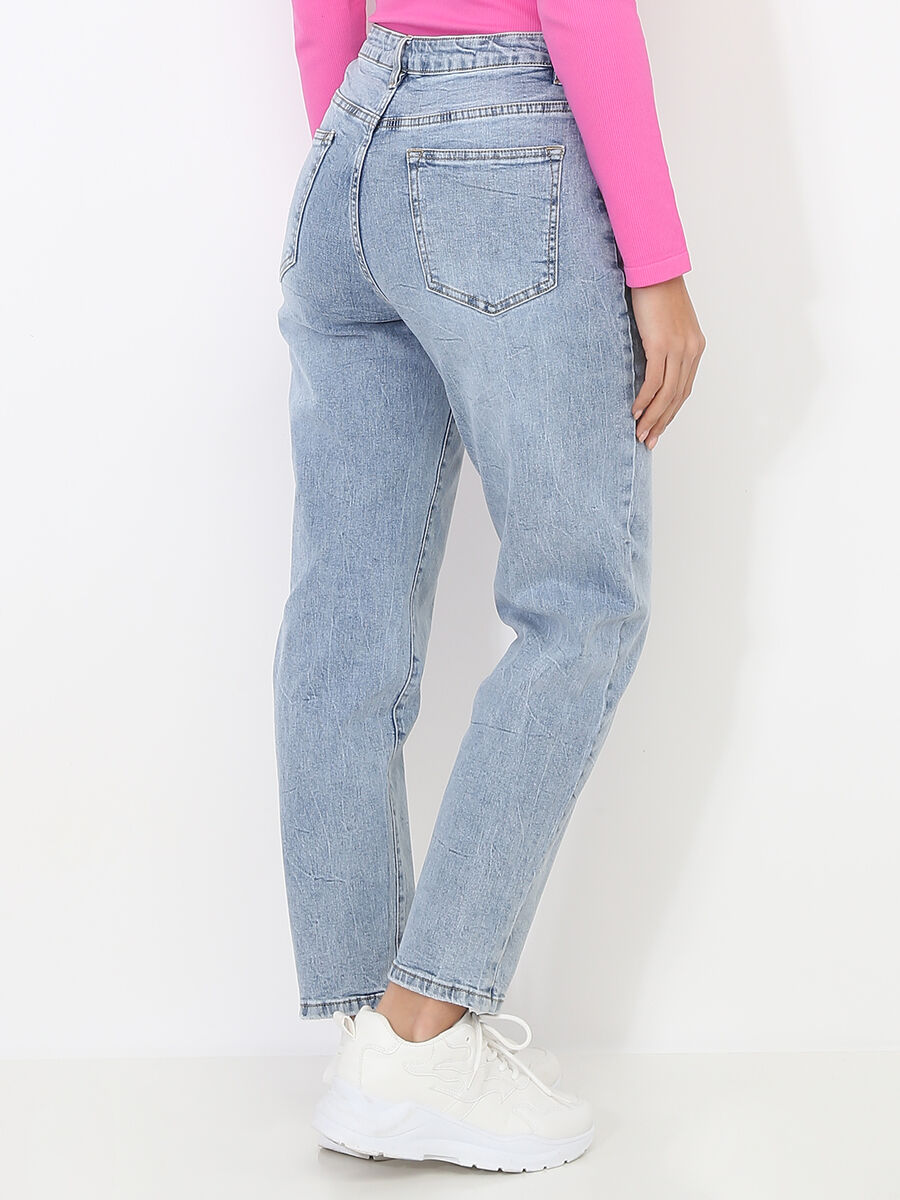 Jeans mom taille haute image number null