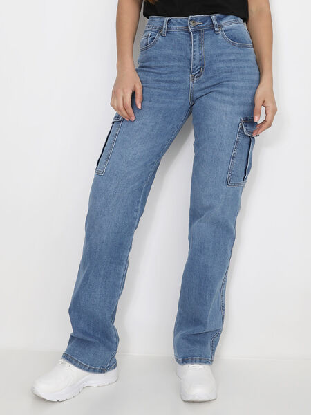 Jeans large style cargo