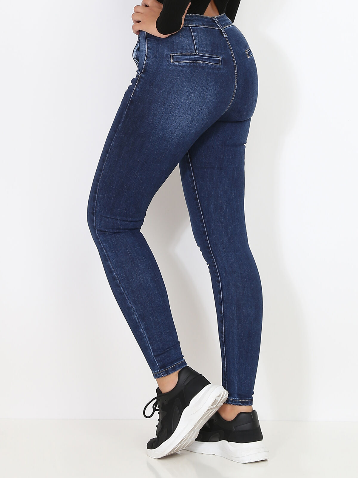 Jeans skinny brut et délavé image number 1