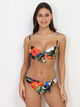 Bikini bandeau  à fleurs tropicales image number null