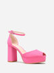 Pompe "Peep toes" con plateau image number 1