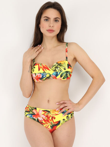 Bikini estampado tropical