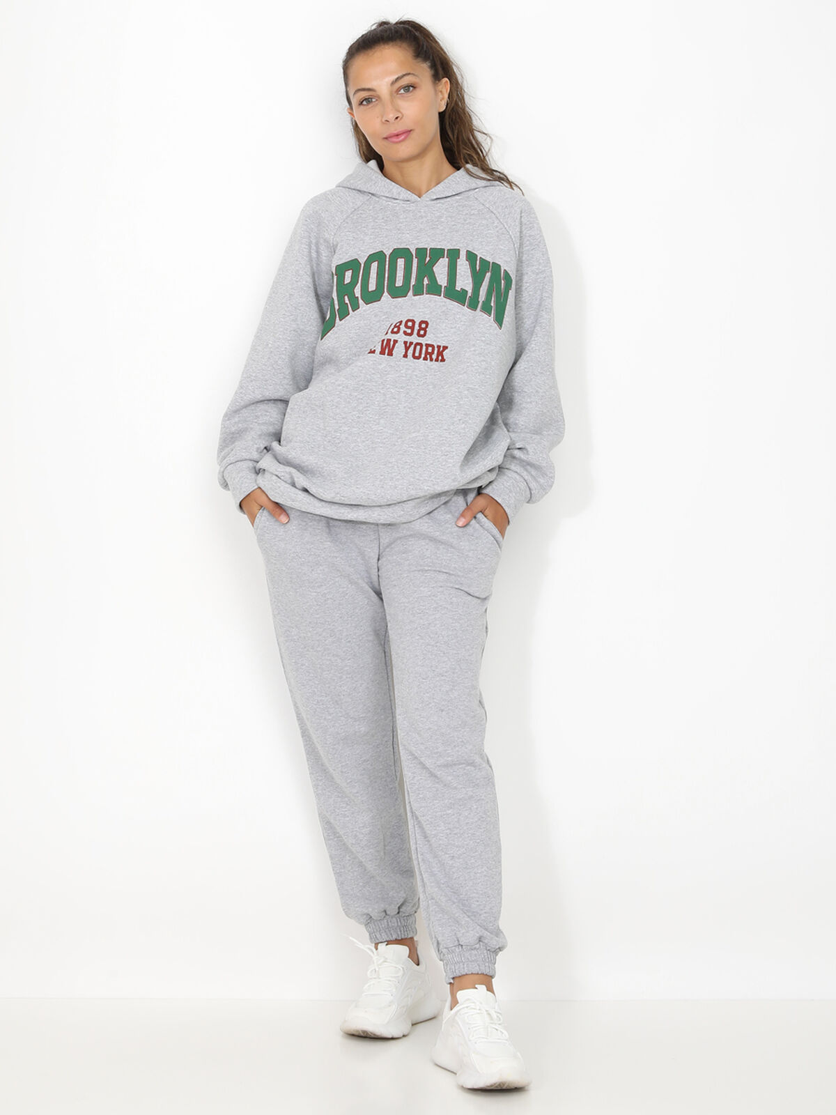 Sweat oversize BROOKLYN à capuche image number null