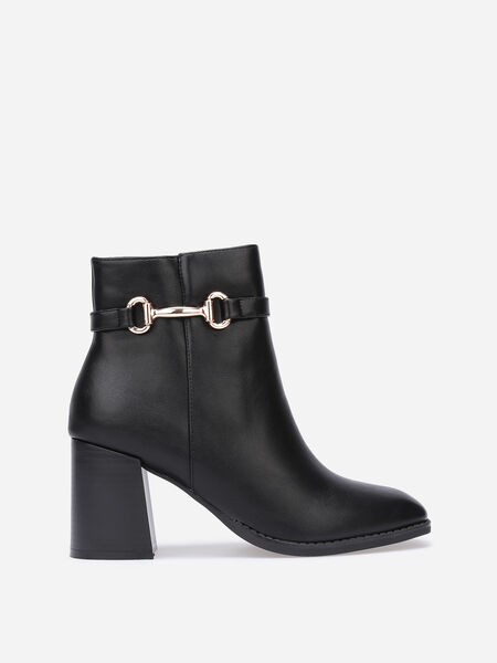 Ankle Boots aus Simit mit goldener Trense image number 0