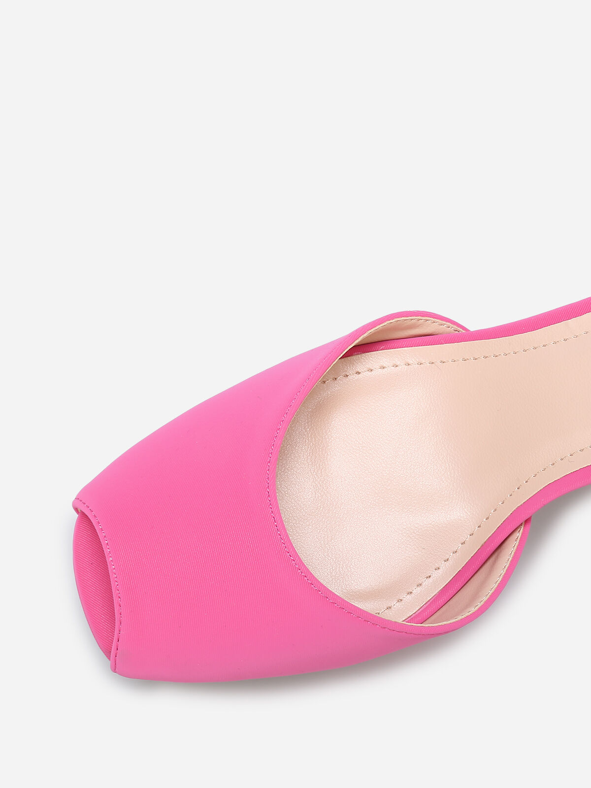 Pompe "Peep toes" con plateau image number 3