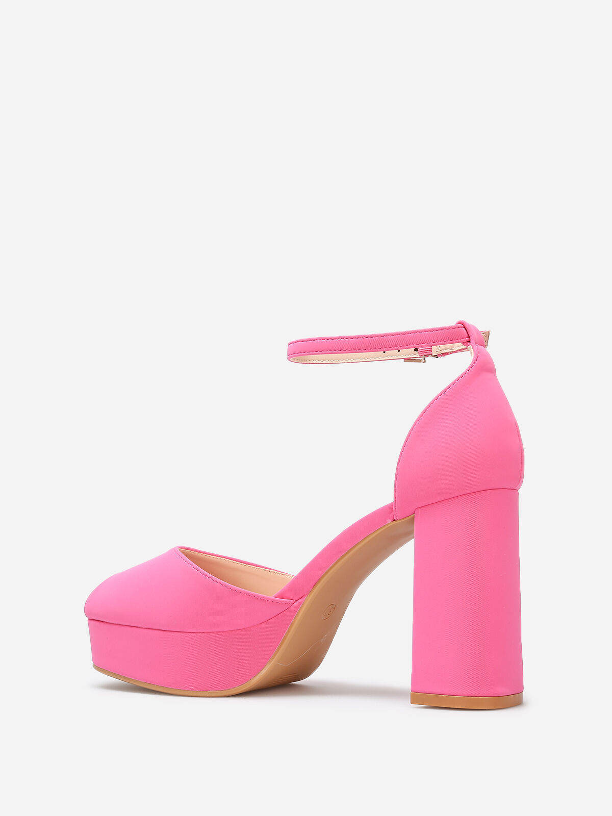 Pompe "Peep toes" con plateau image number 2