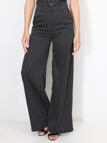 Fine stripes suit trousers